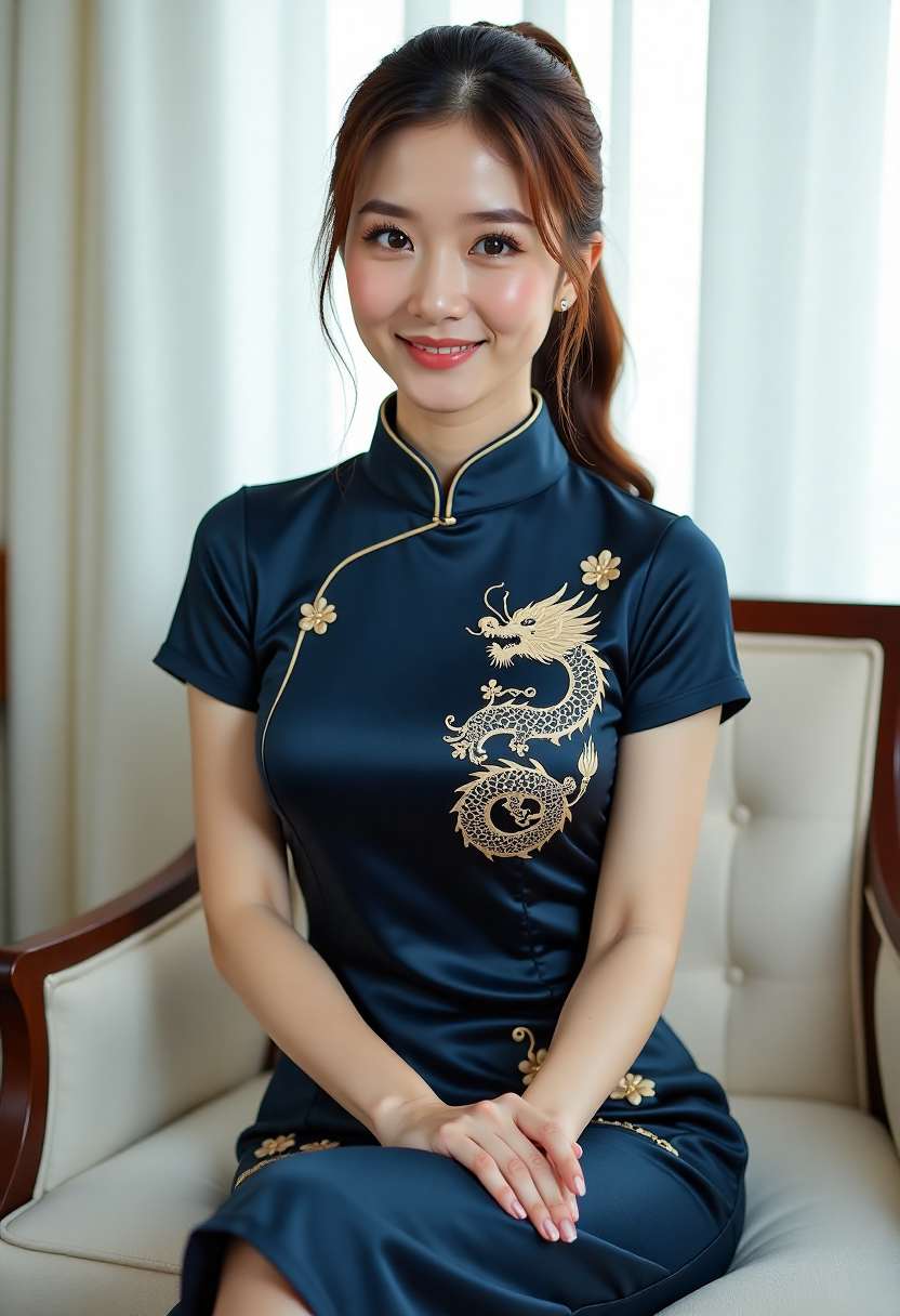 清晨电车海报